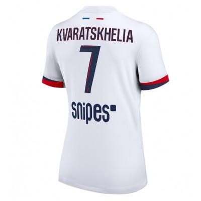Paris Saint-Germain Khvicha Kvaratskhelia #7 Bortedrakt Dame 2025-26 Kortermet Paris Saint-Germain Khvicha Kvaratskhelia #7 Bortedrakt Dame 2025-26 Kortermet